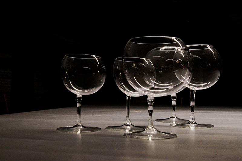 Bubble, calice di vetro borosilicato ideato dallo studio Kanz di Venezia