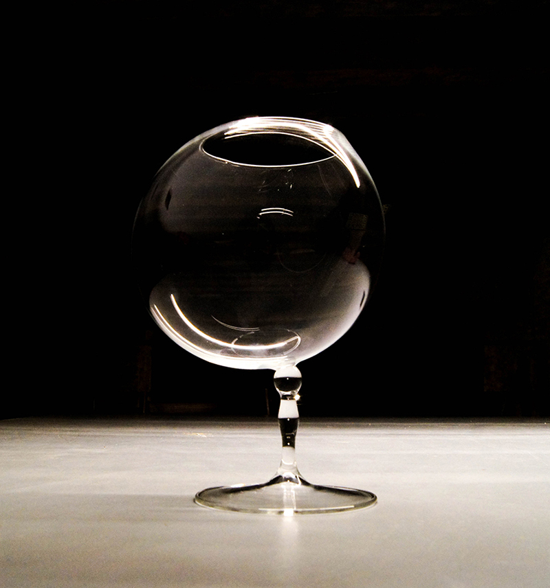 Bubble, calice di vetro borosilicato ideato dallo studio Kanz di Venezia